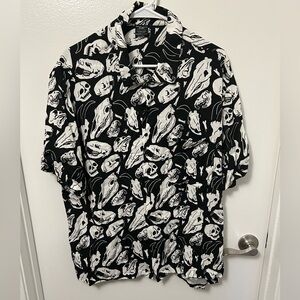 Wicked Clothes Skull button up